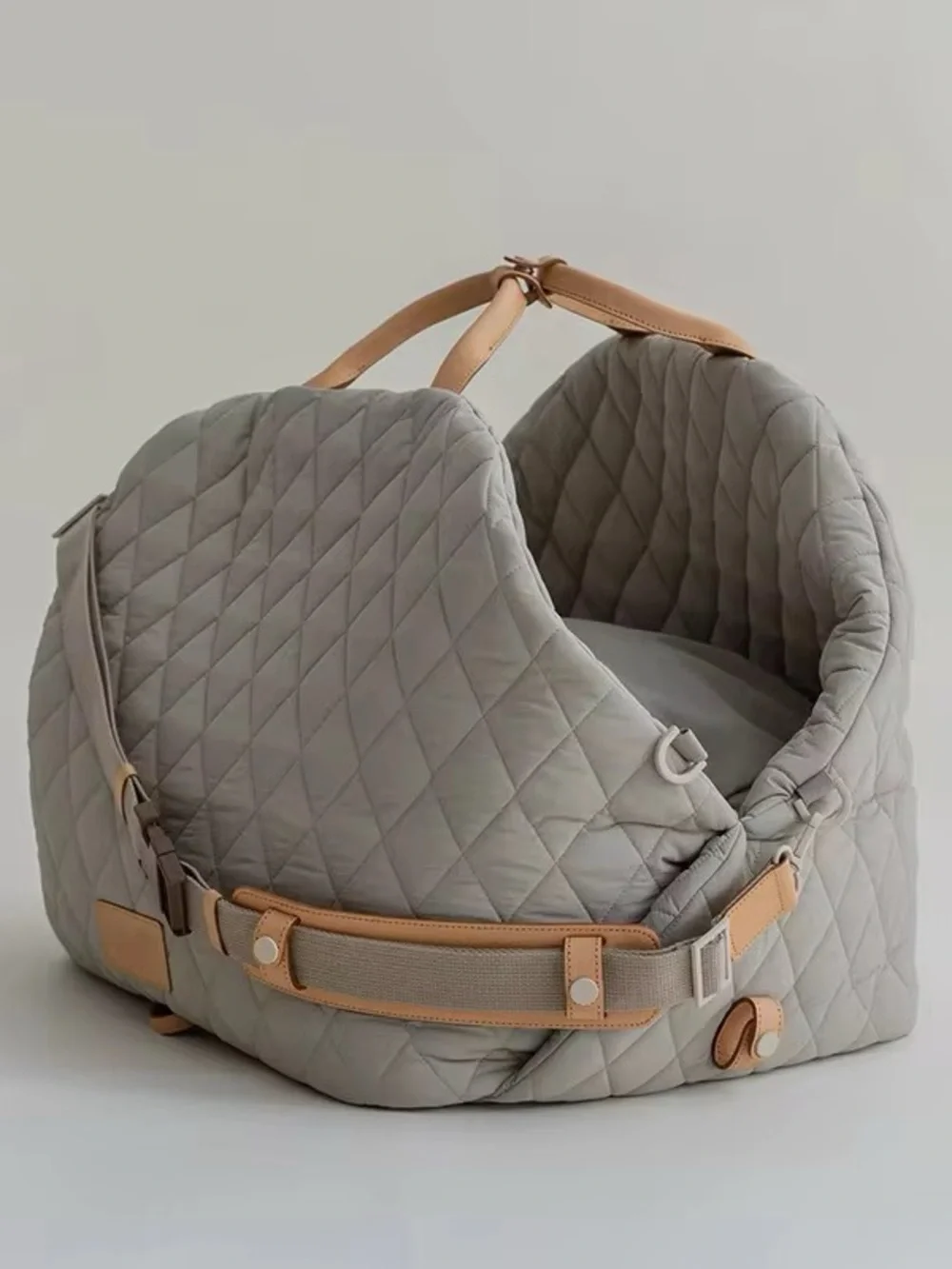 NEW Luxury Dog/Cat Nooee Lola Style Quilted Carrier Purse, Bed & Car seat 3in1